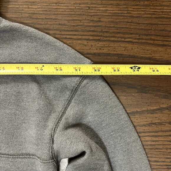 LSU Tigers Women’s Funnel Neck Hoodie Gray Campus Couture Large Thumbholes - Picture 10 of 10